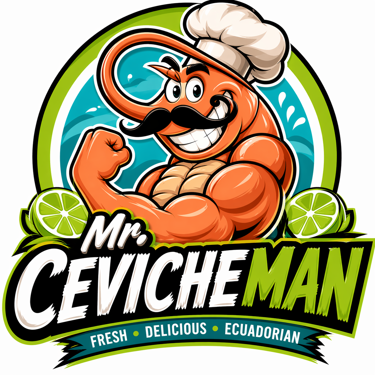 Mr. CevicheMan Logo